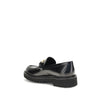 Valentino Garavani Black Leather Slip-On Loafers