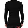 Dolce & Gabbana Black Cotton Button Up Men Cardigan Sweater