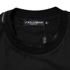 Dolce & Gabbana Black Cotton Embroidered DG Logo Pocket T-shirt