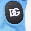 Dolce & Gabbana Blue Cotton Hooded Men Sportswear One Size Vest
