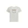 PINKO White Cotton T-Shirt