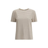 Brunello Cucinelli Beige Baumwoll-T-Shirt