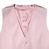 Dolce & Gabbana Pink Wool Dress Formal Men Waistcoat Vest