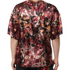 Dolce & Gabbana Multicolor Polyester Marble Print Oversize T-shirt