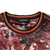 Dolce & Gabbana Multicolor Polyester Marble Print Oversize T-shirt