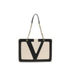 Valentino Garavani Cream Lamb Ovis Aries Aries Shoulder Bag