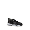 Fendi Gray Calf Leather Bos Taurus Athletic Sneakers