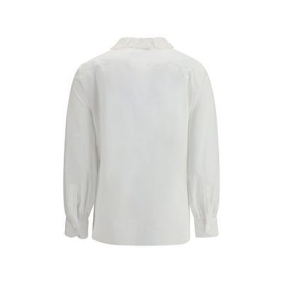Saint Laurent White Cotton Dress Shirt