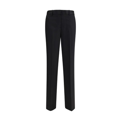 Lardini Black Wool Dress Pants