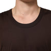 Dolce & Gabbana Brown Cotton Sleeveless Underwear Men Tank Top