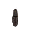 Prada Brown Calf Leather Bos Taurus Slip-On Loafers