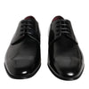 Dolce & Gabbana Men Dress Black Calfskin Leather Derby Shoes