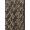 Fendi Brown Silk Pattern Shirt