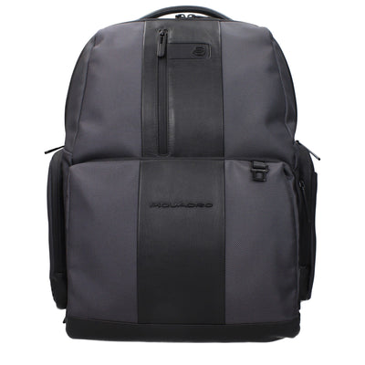 Piquadro Gray Nylon Backpack