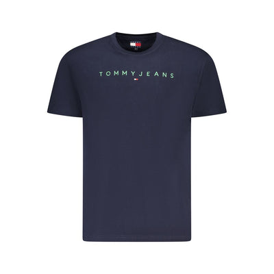 Tommy Hilfiger Blue Cotton Men's T-Shirt