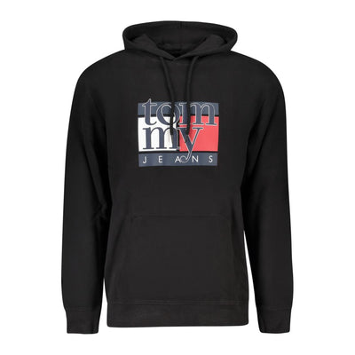 Tommy Hilfiger Black Cotton Men Sweatshirt