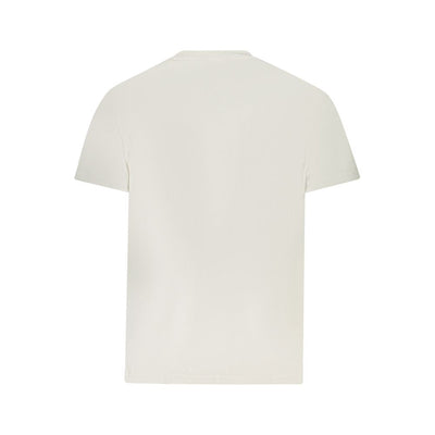 Tommy Hilfiger White Cotton Men T-Shirt