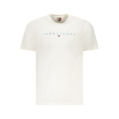 Tommy Hilfiger Bianco Cotton Men T-Shirt