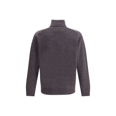Brooksfield Multicolor Fleece Wool Turtleneck