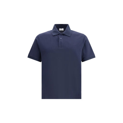 Saint Laurent Polohemd aus blauer Baumwolle