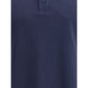 Saint Laurent Blue Cotton Polo Shirt