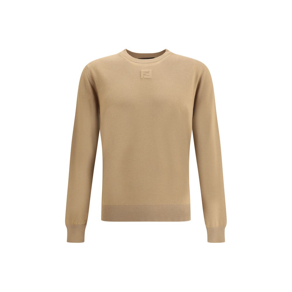 Fendi Beige Fleece-Sweatshirt