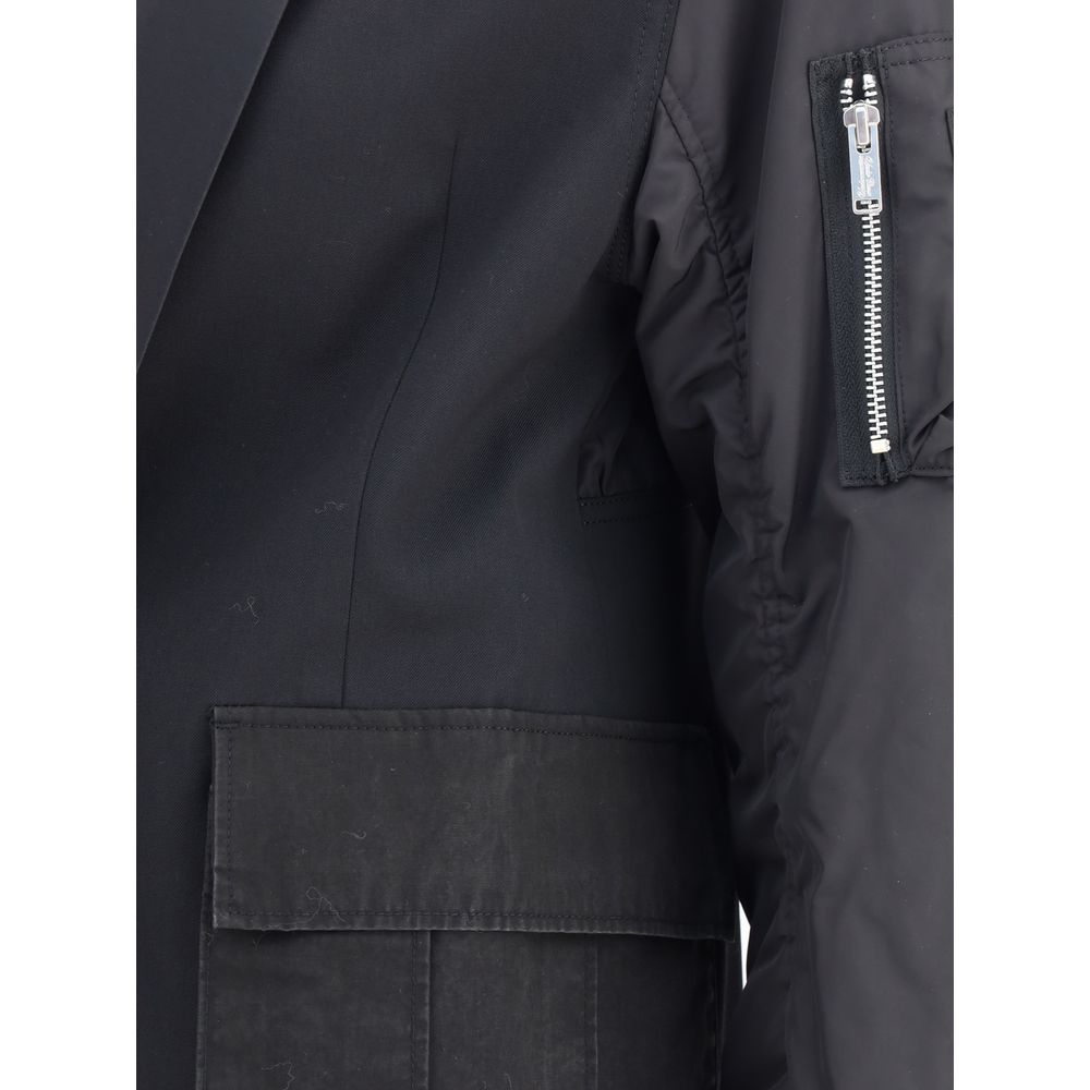 Undercover Bomberjacke aus schwarzem Polyester