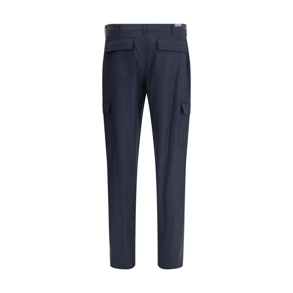 Etro blaue Woll-Cargohose