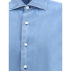 Finamore Blue Denim Shirt