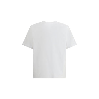 Maison Kitsuné Weißes Baumwoll-T-Shirt