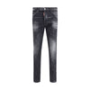 Dsquared² Schwarze Slim-Fit-Jeans aus Baumwolle