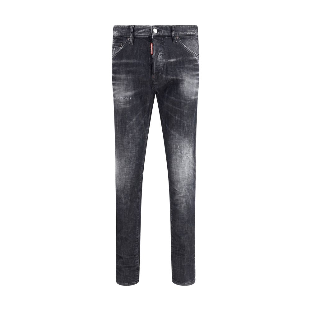 Dsquared² Schwarze Slim-Fit-Jeans aus Baumwolle
