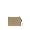 Fendi Clutch aus beigefarbenem Leder