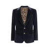 Schwarzer Baumwollblazer von Dolce &amp; Gabbana