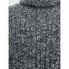 Dolce & Gabbana Gray Fleece Wool Turtleneck