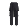Undercover Black Acetate Casual Pants