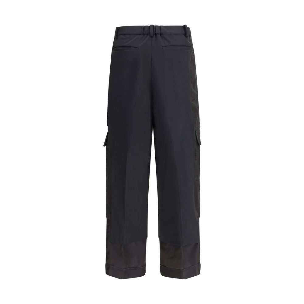 Undercover Black Polyester Cargo Pants