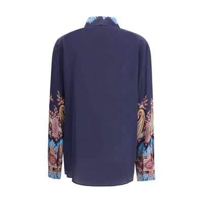 Etro Multicolor Silk Pattern Shirt