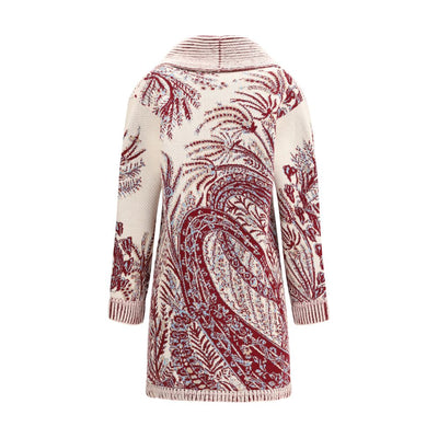 Etro Mehrfarbige Wollstrickjacke