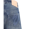 PDF Channel Blue Cotton Relaxed Fit Jeans