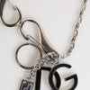 Dolce & Gabbana Silver DG Logo Key Holder Keychain Bag Charm Keyring