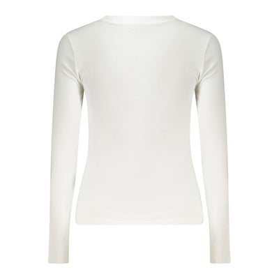 Guess Jeans White Cotton Women T-Shirt