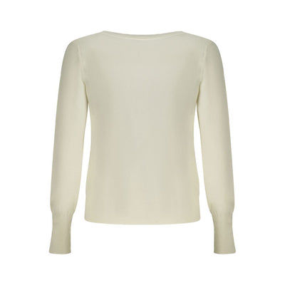 Guess Jeans Bianco Viscosa Womens Cardigan