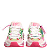 Dolce & Gabbana Multicolor Leather Airmaster Low Top Sneaker Shoes