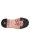 Dolce & Gabbana Light Powder Pink Black Leather Lace-Up Shoes
