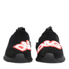 Dolce & Gabbana Black Grey Slip On Sorrento Sneakers Shoes