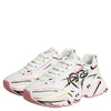 Dolce & Gabbana Multicolor Hand Painted DAYMASTER Sneaker Shoes