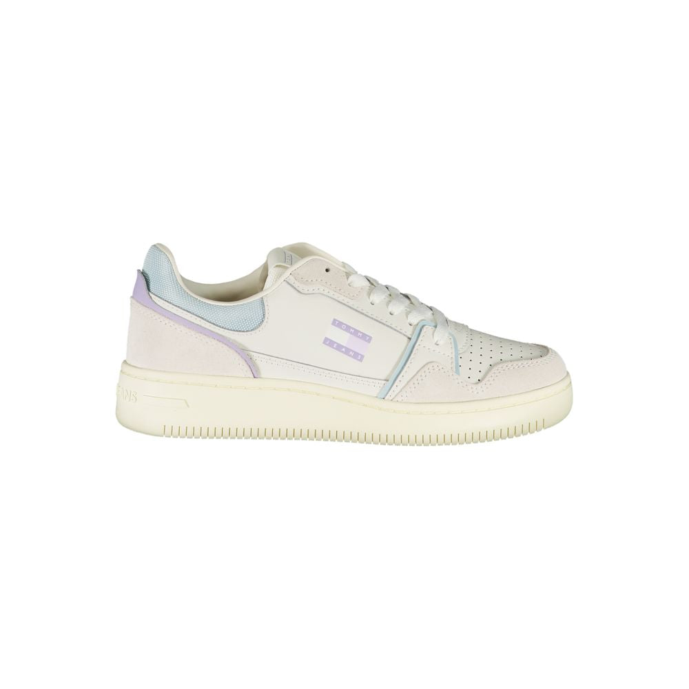 Tommy Hilfiger Bianco Polyurethane Women Sneaker