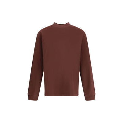 Agolde Bordeaux Cotton Long Sleeve T-Shirt