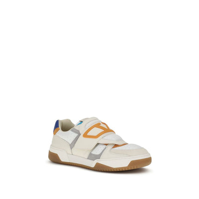 Valentino Garavani Multicolor Calf Leather Bos Taurus Athletic Sneakers